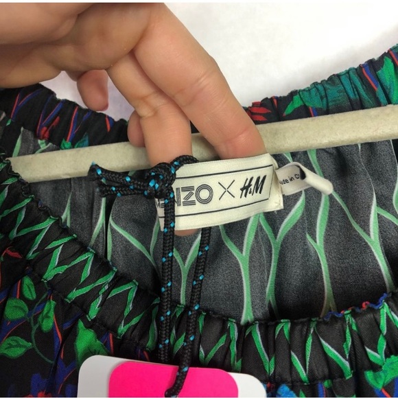 KENZO x H&M Floral Crop Top Size 8 - Picture 4 of 4